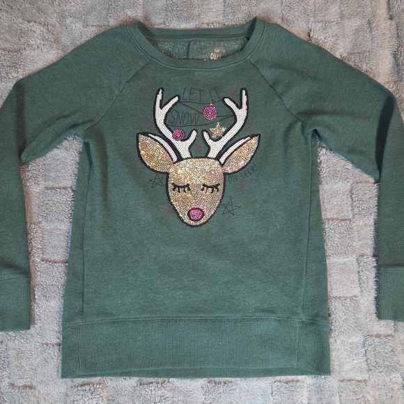 SO Other - SO Green Reindeer Sweatshirt